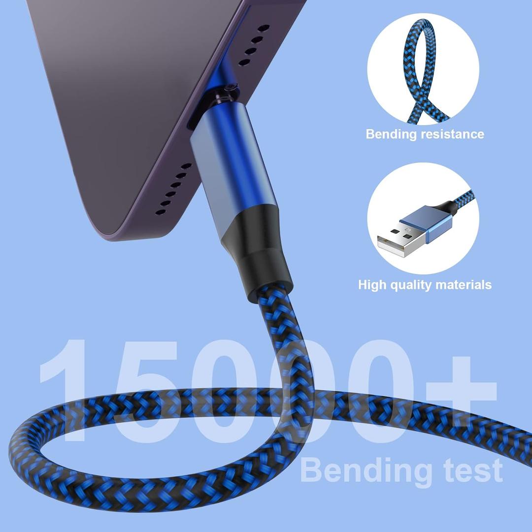 6Ft Cable iPhone Ipad 3pcs