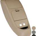 TQPONLY Overhead Console Assembly w/o Sunroof | Compatible with 2002-2004 Ford Super Duty F250 F350 F450 F550 Truck | Replaces 2C3Z25519A70AAB 2C3Z-25519A70-AAB Interior Ceiling Console Panel (Tan)