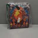 for 9 Pocket Card Binder for MTG, TCG, Game Cards Holds 900 Cards - Large Capacity Trading Card Collection Album Folder with Zipper for Men Boys Teens Fire Design for Sports Card