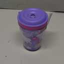Reduce 12oz Cartwheel Construction Junction Straw Cup Gray: Kids Spillproof Insulated Drinkware, Dishwasher-Safe