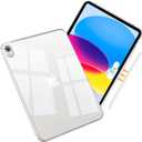 ProCase Clear Case for iPad (A16) 11th Generation 2025 11 Inch/ 10th 10.9 Inch 2022, Slim Light Transparent Anti-Yellow Back Cover for iPad 11/10 Gen 11" 10.9" -Clear | Slim, Light, Transparent, Anti-Yellow, for iPad 11/10 Gen, 11"