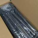 Anbte 3ft Aluminum Roll Top Camping Table, 2 Adjustable Height Camping Table Folding with Storage Net & Bag Lightweight Roll Up Table for Indoor Outdoor Backyard BBQ Patio Picnic, 32.2 X 16, Black