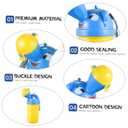 NUOBESTY Kids Pee Bottle, Baby Boy Portable Potty Urinal Emergency Toilet Pee Training Cup for Outdoor Camping Car Travel