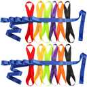 Okllen 2 Pack Children's Safety Walking Ropes with 12 Colorful Each Handles, Outdoor Daycare Rope for Preschool Daycare Teacher, Nursery, Kindergarten, 1 Rope Up to 12 Kids and 2 Adults Use