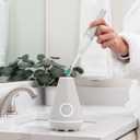 Tao Clean UV Sanitizing Sonic Toothbrush and Cleaning Station, Electric Toothbrush, Dual Speed Setting, London Fog