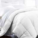 Becky Cameron Beckham Hotel Collection Full/Queen Size Comforter - 1600 Series Down Alternative Home Bedding & Duvet Insert - Pure White