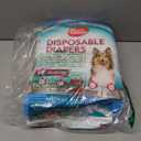 Simple Solution Disposable Dog Diapers, Female Dog Diapers, Puppy Potty Training, Incontinence and Heat Cycle Protection, Medium Diapers for Dogs, 15-23 Inch Waist, 30 Count