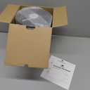 IMIPAW Automatic Cat Feeders, 3L Timed Cat Dry Food Dispenser with Desiccant Bags, Dual Power Supply, Programmable Portion Size, 6 Meals, 20 Portions Per Day, Auto Pet Feeder for Cats and Small Dogs (White)