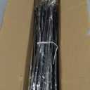 Double Curtain Rod, Black Wrap Around Blackout Dual Curtain Rods for Windows 48 to 84 inch, Adjustable Heavy Duty Curved Spliced Room Darkening Double Rods, All Metal, Aluminium Bracket (36"-88")