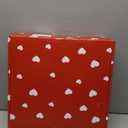 Valentines Day Decorations 22 Inch Valentine's Day Wreath Pink Flower Wreaths for Front Door with Red Tulip Pink Forsythia Flowers for Valentine Wedding Anniversary and Holiday Decorations