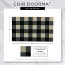 DII Natural Coir Doormat, Decorative Hello Mat, 17x29, Hello Summer