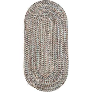 Colonial Mills Evelyn Tweed Reversible Braided Runner 30" X5' Area Rug - Sunset Mix, Handcrafted in USA, Woven Texture, High Traffic, Entry, Kitchen, Hallway, Mudroom, Porch - 2'6" X 5' Runner