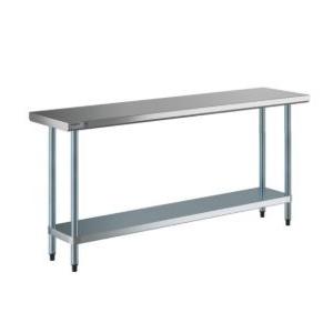 BK Resources Stainless Steel Table, 72 x 18", VTT-1872