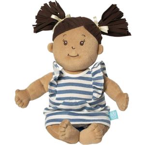 Manhattan Toy Baby Stella Beige with Brown Hair 15" Soft First Doll