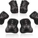 BOSONER Kids/Youth Knee Pad Elbow Pads Guards Protective Gear Set for Roller Skates Cycling BMX Bike Skateboard Inline Skatings Scooter Riding Sports