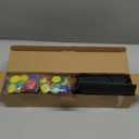 DigNew Wooden Mahjong Rack with Pusher,4-Set Tile Holders with Magnetically Attached Pushers,Durable Wooden Mahjong Racks for Mahjong Playerswith Dice, Chips, Carry Bag,Gift for Family Game Night