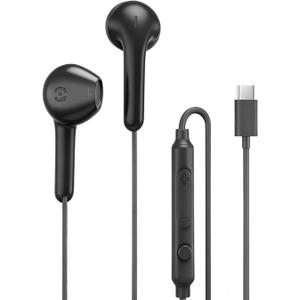 MAS CARNEY USB C Earbuds Wired Ear Buds for Samsung Galaxy S25 S24 S23 S22 S21 S20 Ultra FE A16 A17 A26 A36 A53 5G A56 Z Fold 6 USBC in-Ear Headphones Wired Type C Earbud Earphones Headsets with Mic