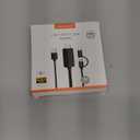 Weton 2-in-1 USB Type C Micro USB Android Phone to TV HDMI Cable, MHL to TV HDMI Adapter 1080P HDTV Mirroring & Charging Cable for Android Smartphone Tablets to Projector Monitor, 6.6ft