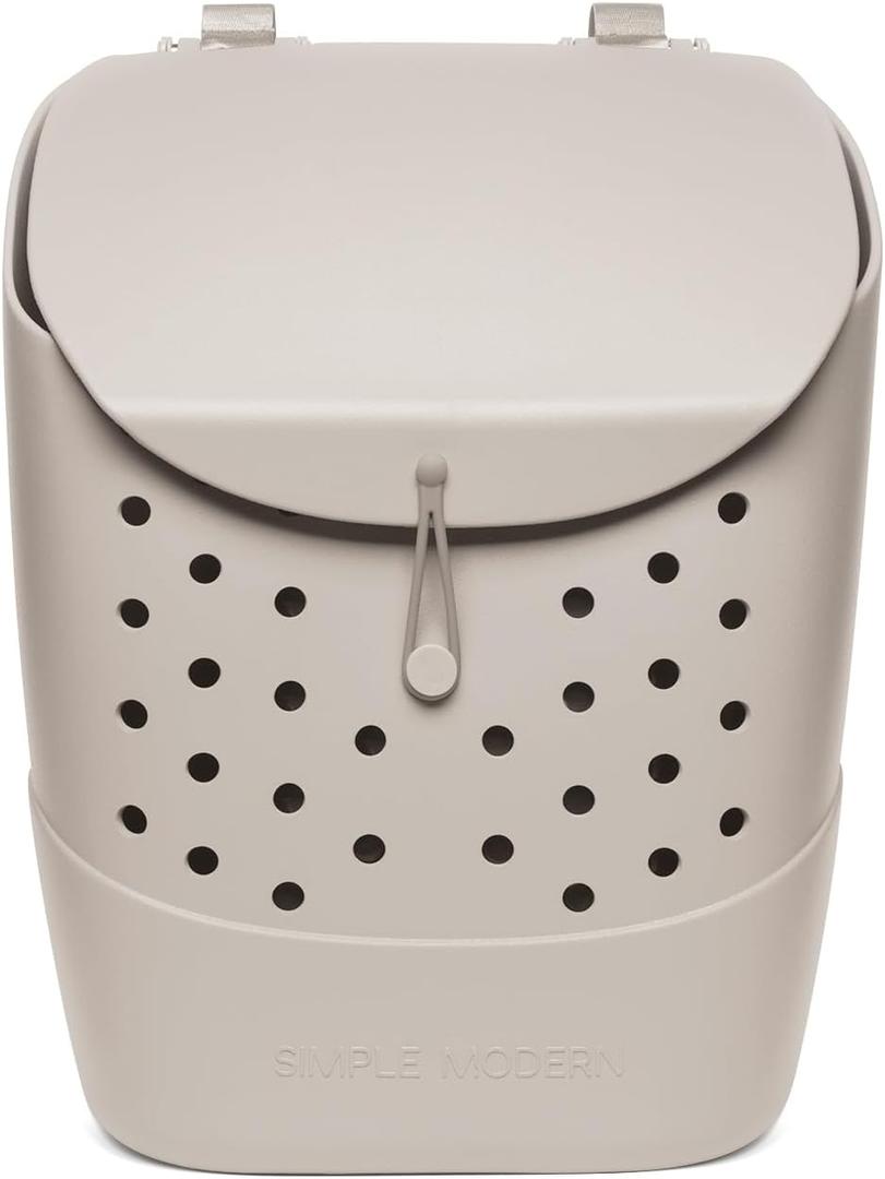 Simple Modern Getaway Backpack | Waterproof Material EVA Bag with Zipper Pocket for Beach, Pool, Boat, Travel | Durable and Lightweight | 23L | Almond Birch (Adult Large)