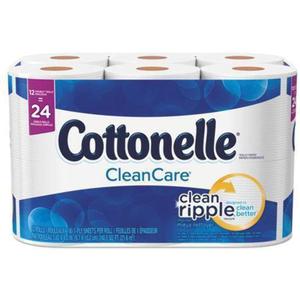 KIMBERLY CLARK KLEENEX COTTONELLE Ultra Soft Bath Tissue, Pack of 2