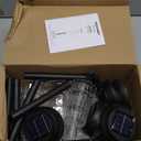 TECKNET 8 Pack Solar Powered Pathway Lights, Auto On/Off Color Changing Solar Stake Lights Outdoor with Warm White & RGB Colored, IP68 Waterproof Pathway Light Outdoor for Yard Walkway Lawn