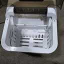 Fast Ice Maker Countertop - 9 Cubes in 6 Mins, 33Lbs/Day, Self-Cleaning, Quiet Portable White Ice Machine with Smart App Control, 2 Ice Sizes for Home, Kitchen, RV, Camping