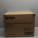 Ninja DZ550 Foodi 10 Quart 6-in-1 DualZone Smart XL Air Fryer with 2 Independent Baskets, Thermometer for Perfect Doneness, Match Cook & Smart Finish to Roast, Dehydrate & More, Grey