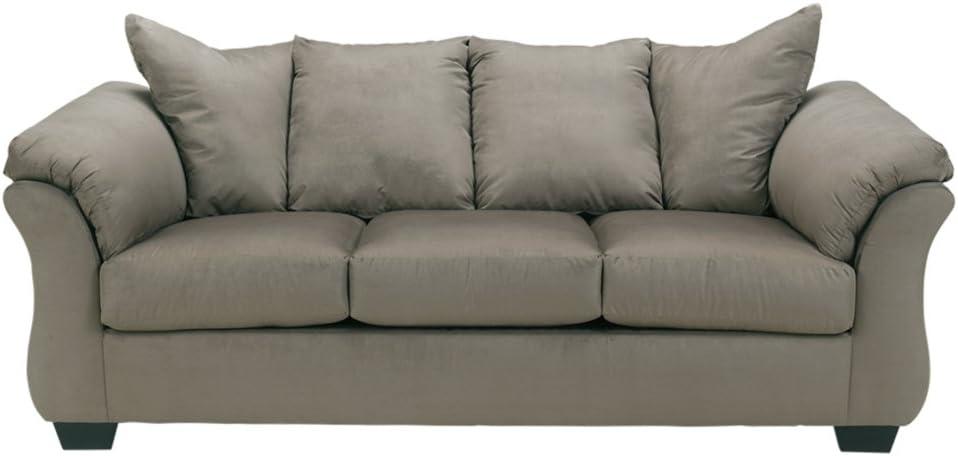 Signature Design by Ashley Darcy Casual Plush Sofa, Grayish Brown (Grey)
