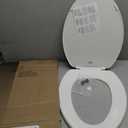 Bemis 170 Durable Plastic Toilet Seat, Elongated, White