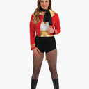 fun shack Womens Circus Ringmaster Costume, Lion Tamer Outfit for Women, Ringmaster Dress for Themed Parties, Size L