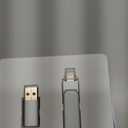 MFi Certified Flash Drive 256GB for iPhone USB Memory Stick, USB Stick High Speed Thumb Drives Photo Stick External Storage for iPhone/iPad/Android/PC (Silver)