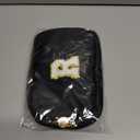 Graduation Gifts for Him - Crossbody Bag for Men, Sling Bag / Waist Pack for Travel & Sports, Initial White L, Black