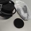 Small Bluetooth Headphones Wrap Around Head - Sports Wireless Headset with Built-in Microphone and Crystal-Clear Sound, Foldable and Carried in The Purse, and 12-Hour Battery Life, Black