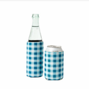 SDS for HD Designs Gingham Can Koozies, 2 Pcs, Pack of 5