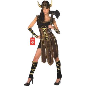 Morph Viking Warrior Costume for Women - Viking Outfit (X-Large)