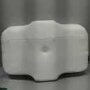 Ergonomic Memory Foam Cervical Pillow for Neck and Shoulder Pain Contour Pillow with Adjustable Dual Heights, Breathable Pillowcase, Orthopedic Support for Side Back Stomach Sleepers White