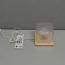 RICHMYC Ocean Wave Projector Light, 16 Colors Gradual Rotating Water Lamp with Remote Control, Beach Decor Sea Themed Northern Lights Projector for Office Bedroom Bar Restaurant(Plug in 4.7in)