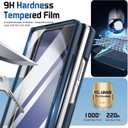 for Samsung Galaxy Z Fold 5 Hand Strap Case, Built-in Screen Protector & Hinge Protection & Camera Cover Kickstand, Military Grade Full Body Shockproof Protective, Blue