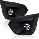 VPIMOZO Fog light Cover Front Bumper Compatible with 12-14 2012 2013 2014 Subaru Impreza Matte Black Replacement Fog Light Bezel Driver&Passenger Side (Not Fit WRX Models)