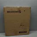 Snughome Cat Litter Box Enclosure Furniture Hidden with Litter Mat, Hidden Cat Washroom Furniture with Door, Handwoven Rattan Cat Washroom Box, Indoor Pet House for Living Room, Bedroom (Brown) (20.87"L x 16.93"W x 22.44"H)