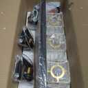 Black Gold Crystal Bathroom Vanity Light 3-Lights Modern Bathroom Lighting Fixtures Over Mirror, Wall Light Fixtures