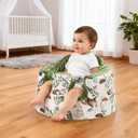 Seat Cover Compatible with Bumbo and Nuby Seat,Soft Breathable Cover for Baby Girl Boy,Cover Only, Forest