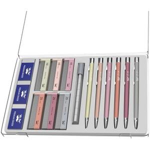 Mr. Pen- Mechanical Pencil Set with Lead and Erasers Refills, 12 Pack, Boho Theme, 0.5mm & 0.7 mm, Cute Aesthetic Pastel Led Pencils 0.7mm Pack of 2