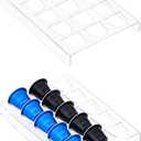 SUMERFLOS 2 Pack Acrylic Clear Coffee Pod Holder Organizer Tray, Coffee Pod Organizer for 15 OriginalLine Pods, Countertop or In Drawer Storage for Office, Home or Kitchen - 30 Pods