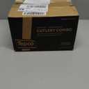 300 Plastic Silverware Set - Silver Cutlery Set - Disposable Flatware Set - 100 Forks - 100 Spoons - 100 Knives - Heavy Duty - Party Bulk