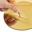 12 Pcs 10 Inch Mirror Centerpieces for Tables Candle Plates Wall Wedding Table Baby Shower Party, Thickness 1.5 mm (Gold)