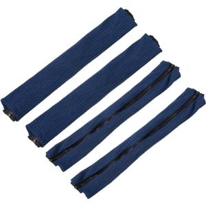 uxcell 4pcs Office Chair Arm Covers, Office Chair Armrest Covers Stretchable Computer Chair Arm Covers Protectors for Office Gaming Chair, Navy Blue