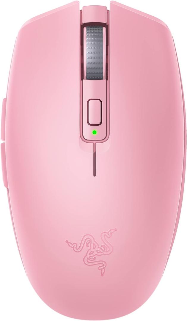 Razer Orochi V2 Mobile Wireless Gaming Mouse: Ultra Lightweight - 2 Wireless Modes - Up to 950 Hr Battery Life - Mechanical Mouse Switches - 5G Advanced 18K DPI Optical Sensor - Quartz Pink