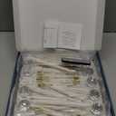 Christmas Tree Candles, 10 Pack Flameless Taper Candles for Christmas Tree Decor, Fake LED Candle Battery Operated with Remote for Xmas Wedding Home Gift with Crystal Ball Hook