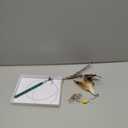 Cat Wand Toy  Retractable Wand with 4 Feather Toy Refills for Indoor Cat Enrichment, Interactive Toy for Bored Adult Cats and High-Energy Kittens (FlutterFlick Series)